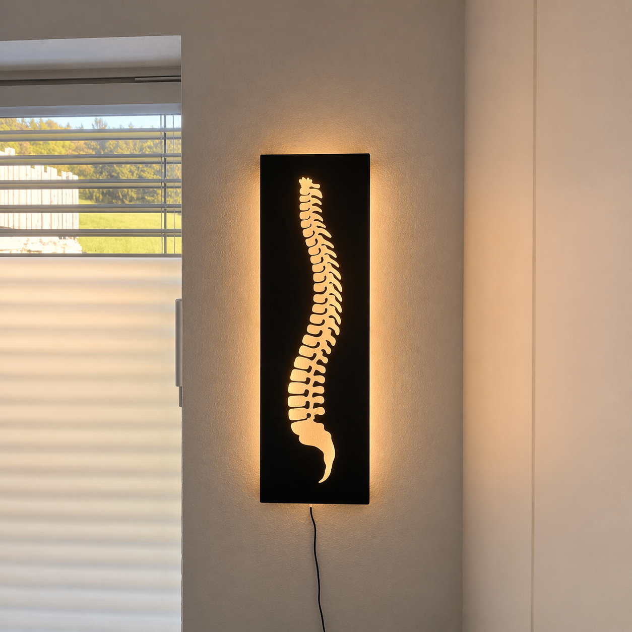 Wirbelsäule aus Metall